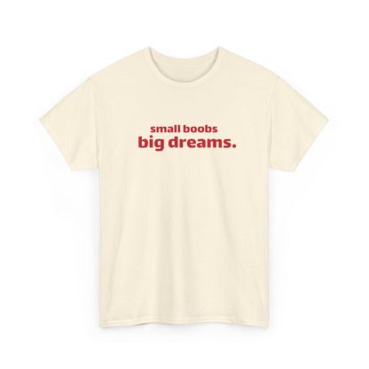 Small Boobs Big Dreams T-Shirt