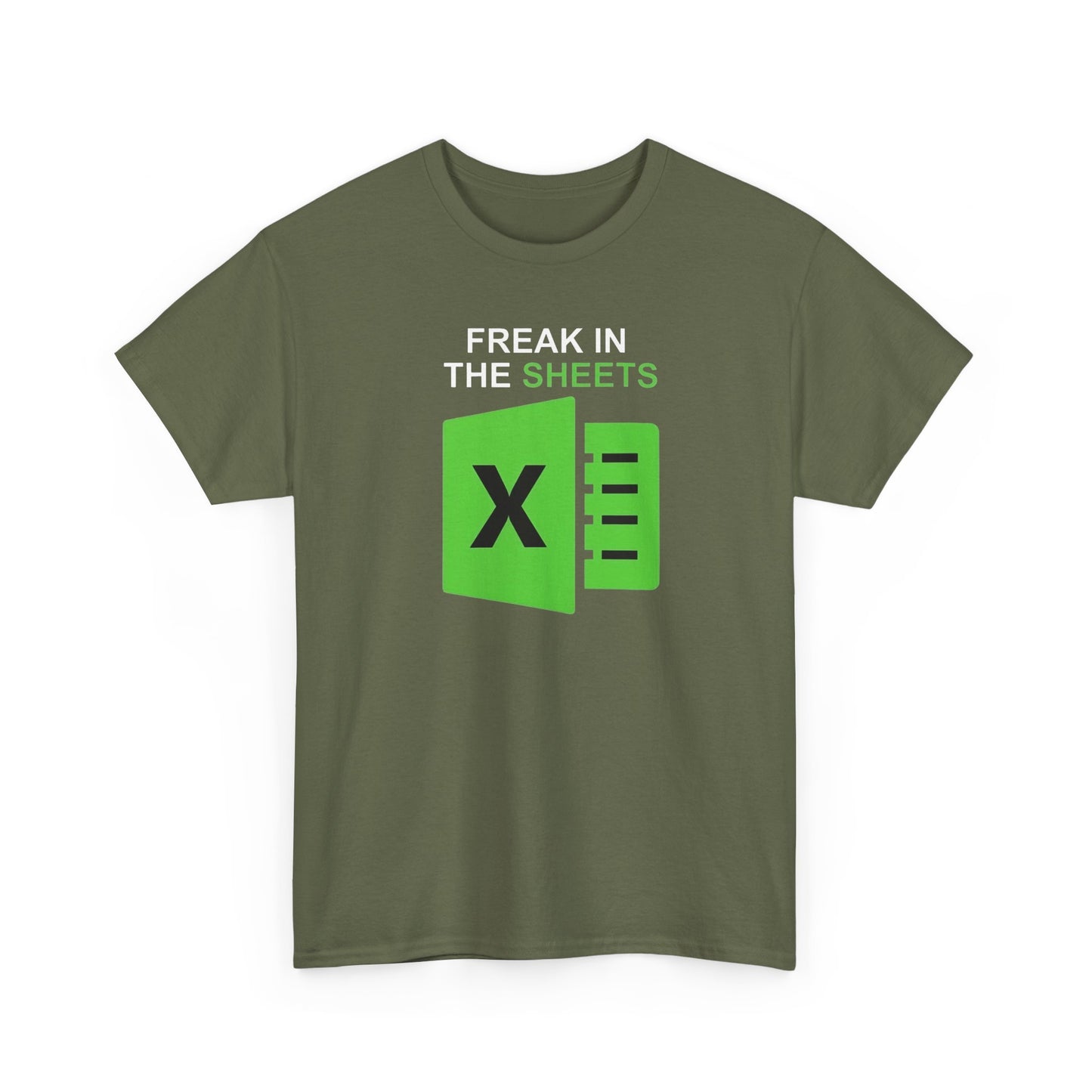 Freak In The Sheets Spreadsheets Funny Unisex t-shirt,