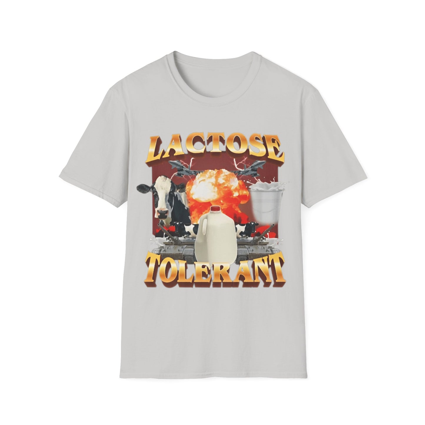 Lactose Intolerant Funny Meme T shirt