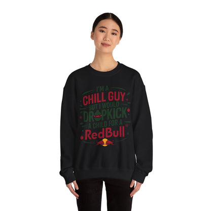 I'm Just a Chill Guy but I would Dropkick a Child for a Redbull Unisex Sweatshirt