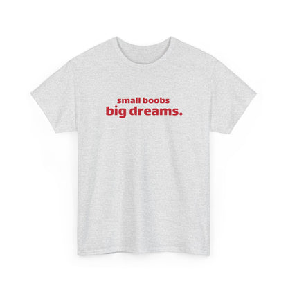 Small Boobs Big Dreams T-Shirt