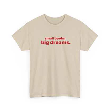 Small Boobs Big Dreams T-Shirt