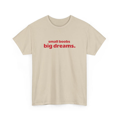 Small Boobs Big Dreams T-Shirt