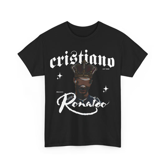 Cristiano Ronaldo King Edition Tshirt, Soccer Fan Shirt, Football Player Gift.