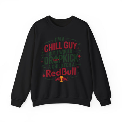 I'm Just a Chill Guy but I would Dropkick a Child for a Redbull Unisex Sweatshirt